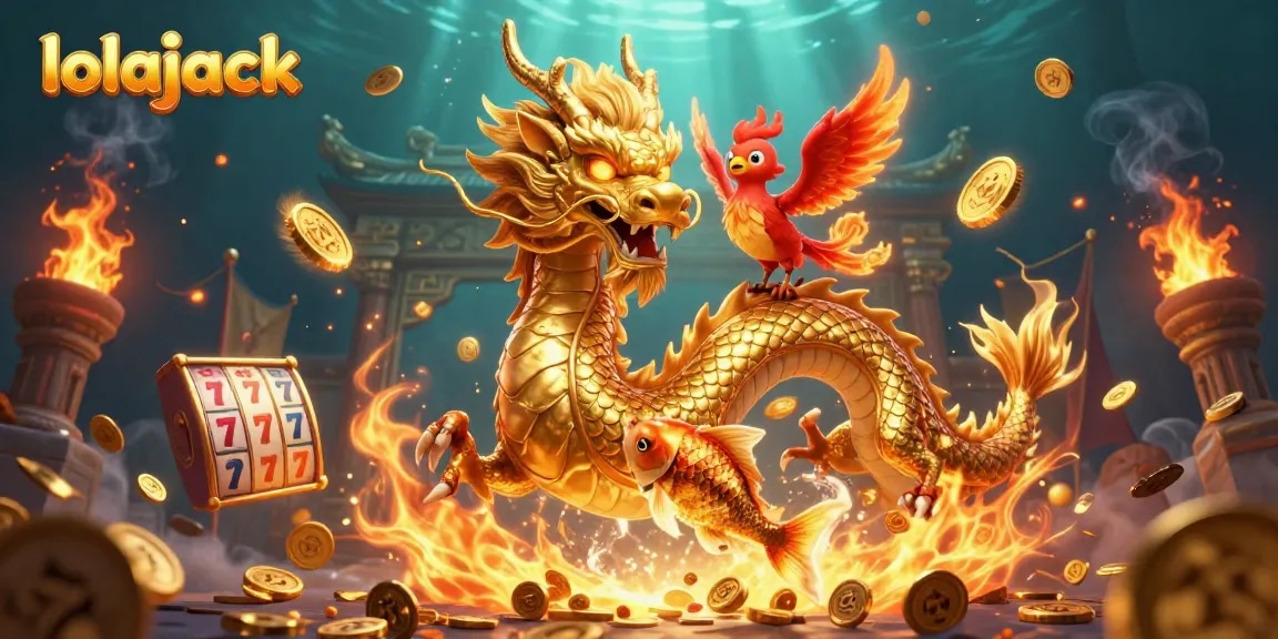 Experience exhilarating wins at lolajack with epic golden dragon battles and vibrant gaming elements.