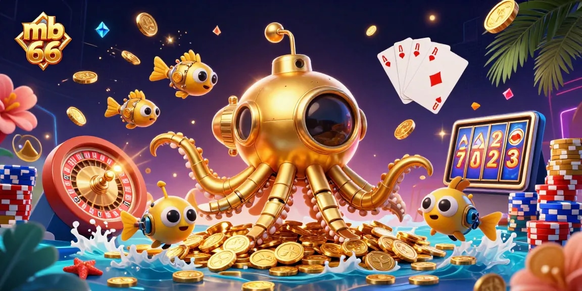 Join the mb 66 adventure in a vibrant 3D casino world, exploring golden treasures and thrilling games.