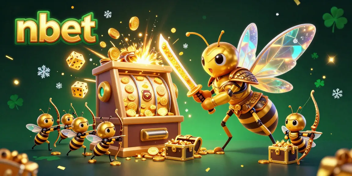 Experience the excitement of nbet with a dynamic jackpot explosion and vibrant characters in a rich 3D scene.