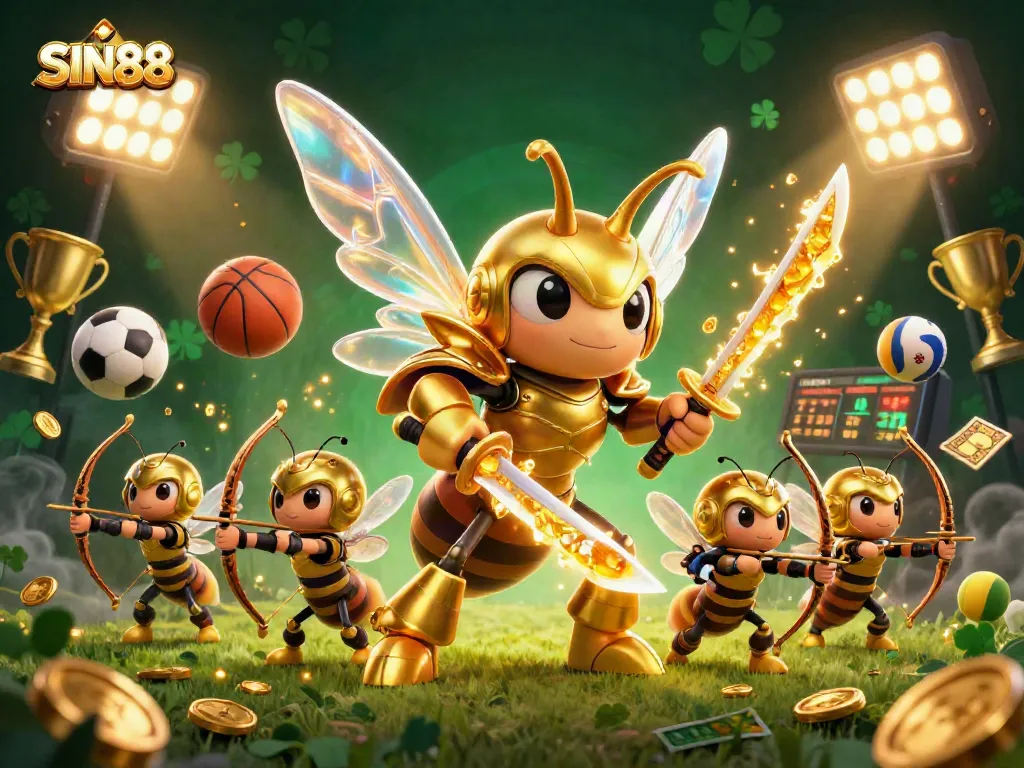 Engage in thrilling betting experiences at SIN88 with dynamic sports elements and action-packed visuals.