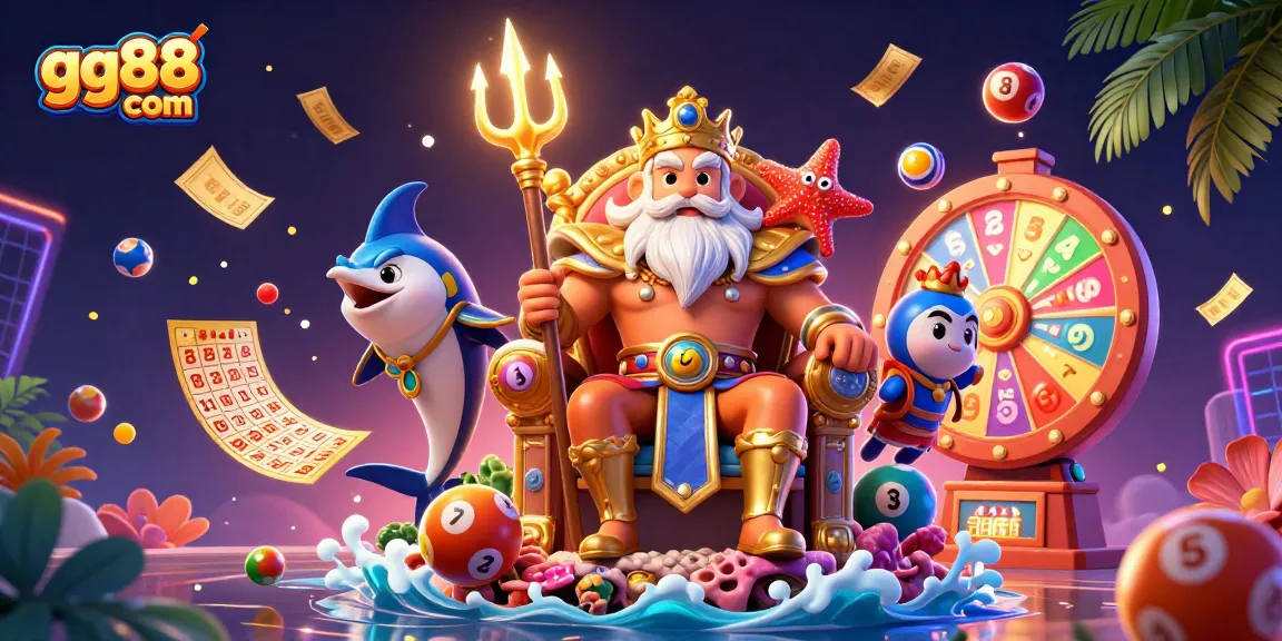 Experience lively gameplay at gg88 com with vibrant lottery balls and dynamic casino elements.