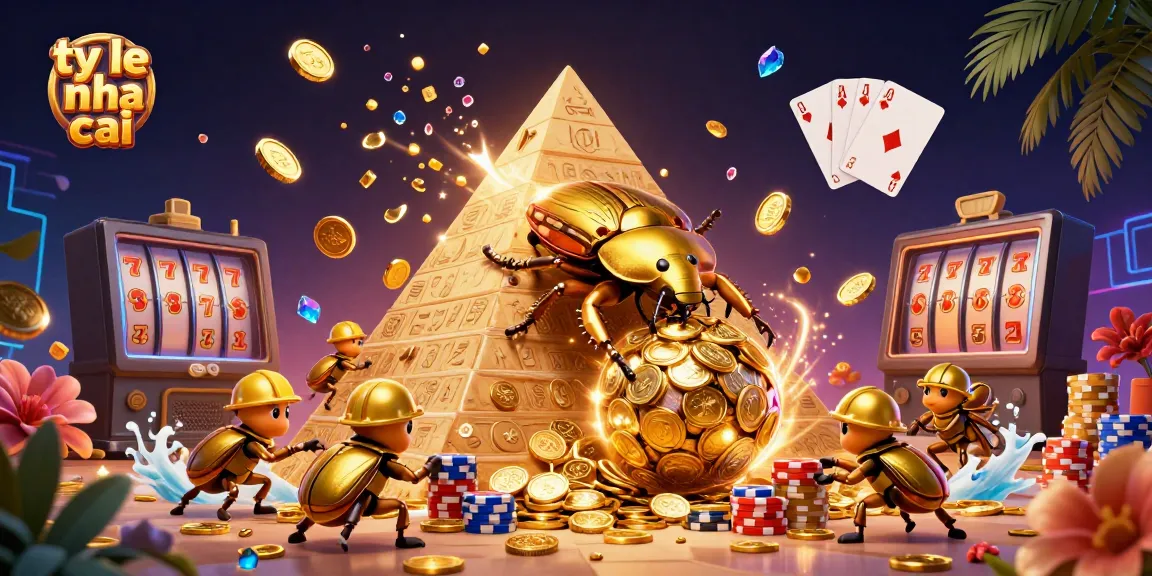 Experience the excitement of ty le nha cai with dynamic casino elements and golden treasures.