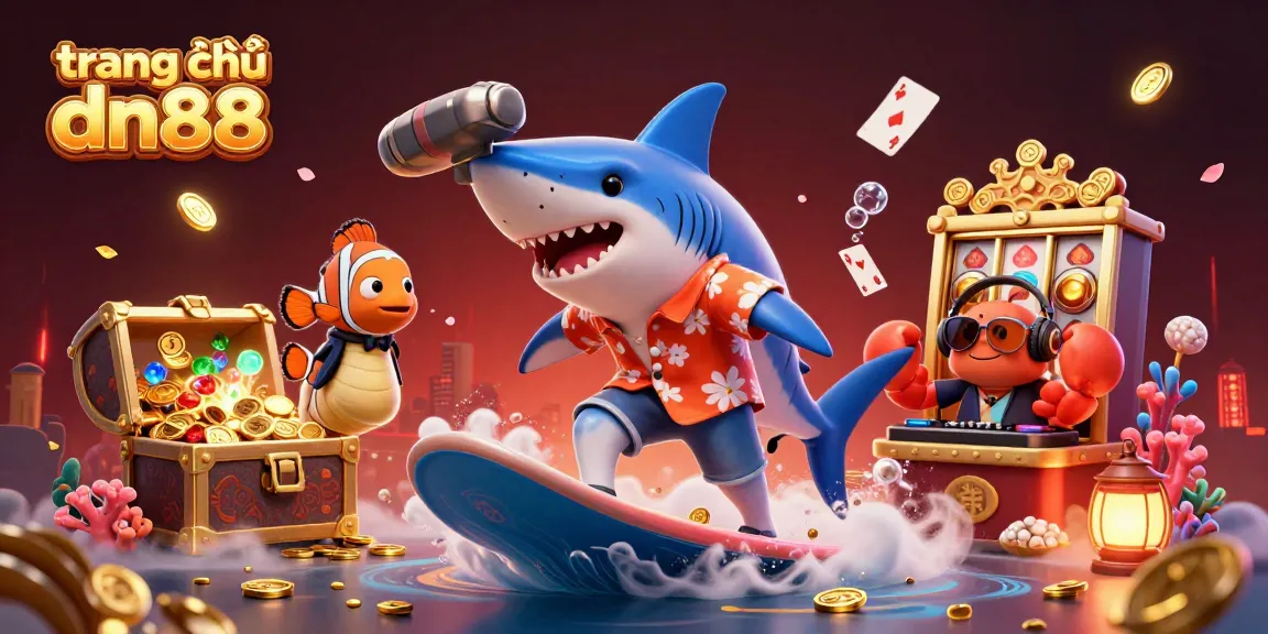 Engage in exciting gameplay at trang chủ dn88 with vibrant 3D characters and casino elements.