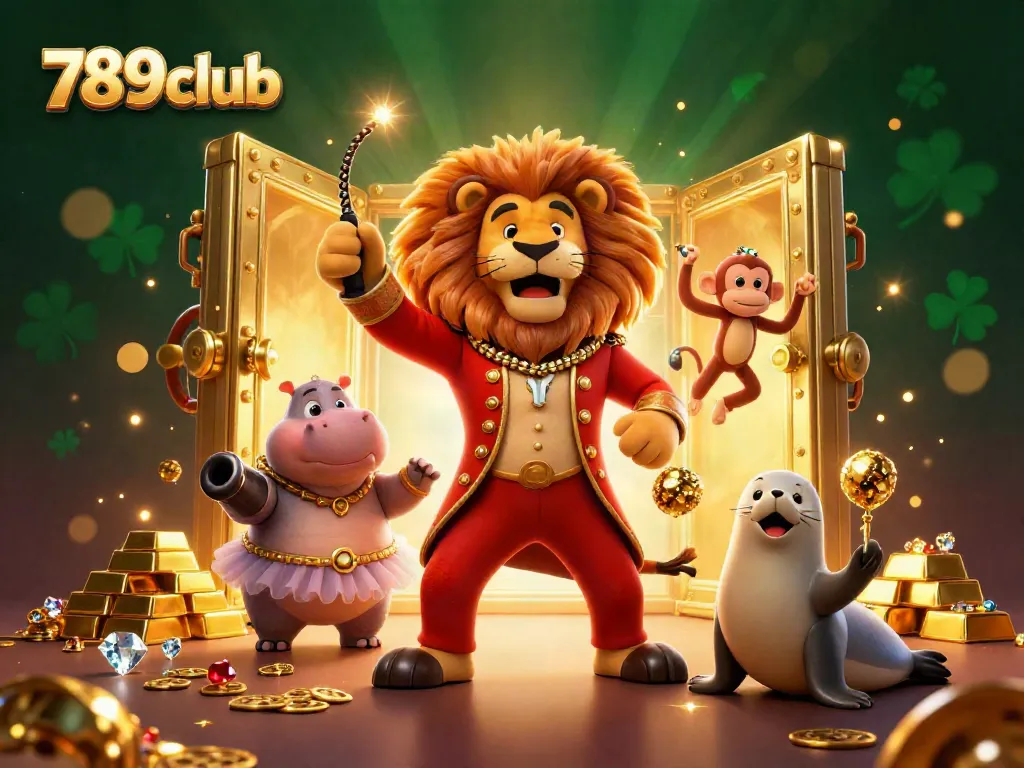 Experience the thrill of winning with 789club in this dynamic casino-themed 3D illustration.