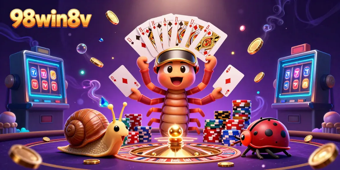 Engage with the exciting world of 98win8v featuring a lively dealer and thrilling casino elements.
