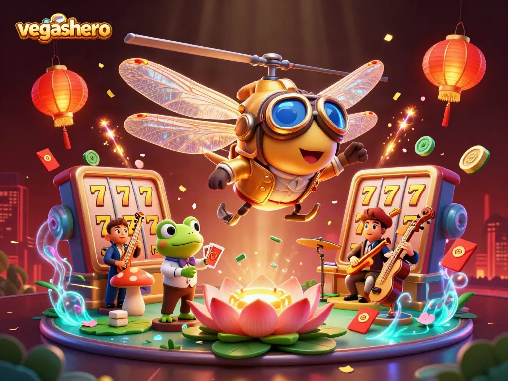 Experience thrilling gameplay at VegasHero with vibrant cards and stunning slot visuals.