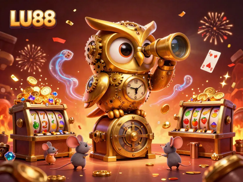Experience thrilling gameplay with LU88's iconic characters and vibrant casino elements.