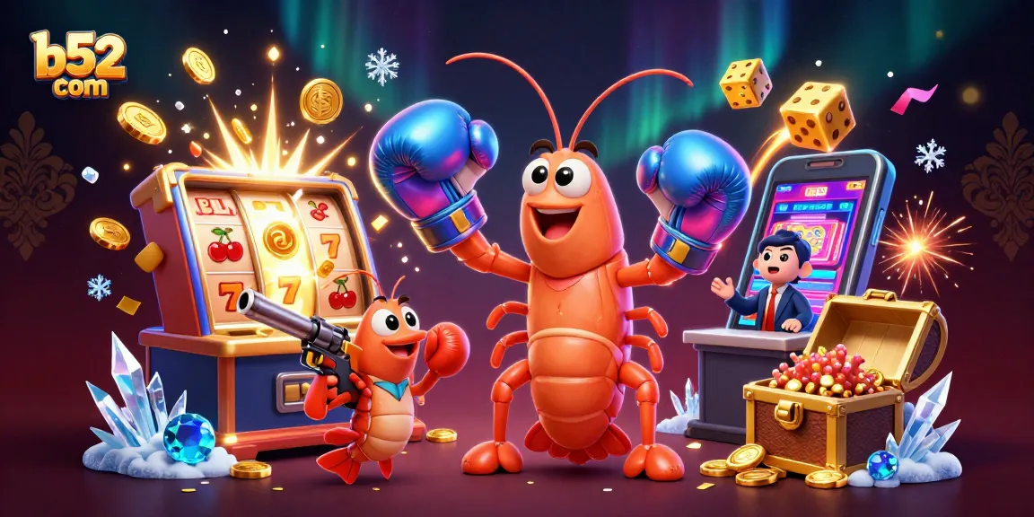 Engage with b52 com for an electrifying casino experience amidst vibrant 3D digital elements!
