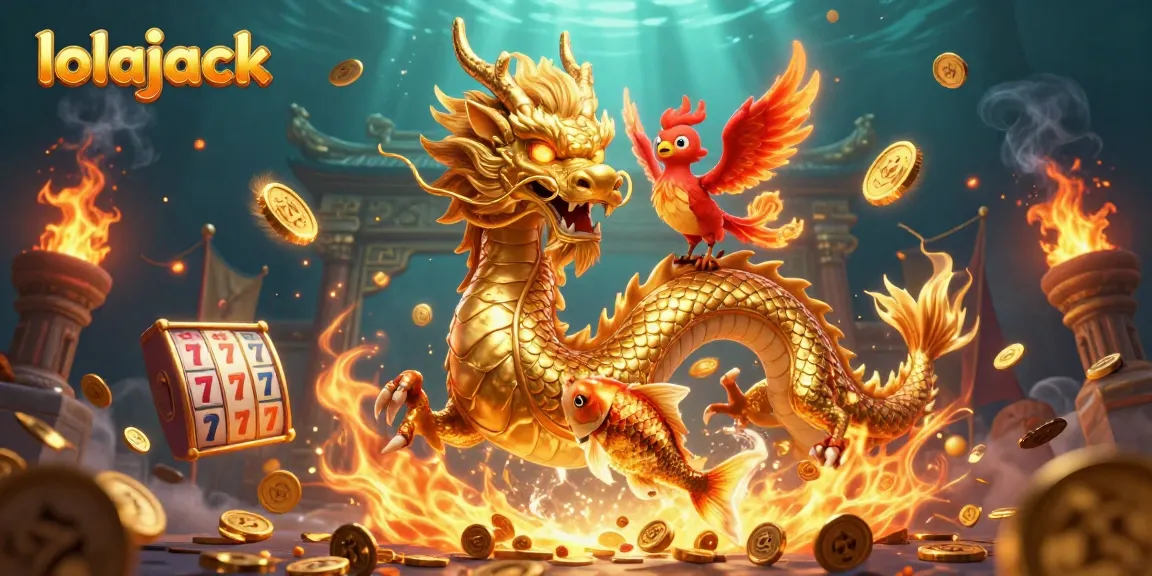 Experience exhilarating wins at lolajack with epic golden dragon battles and vibrant gaming elements.