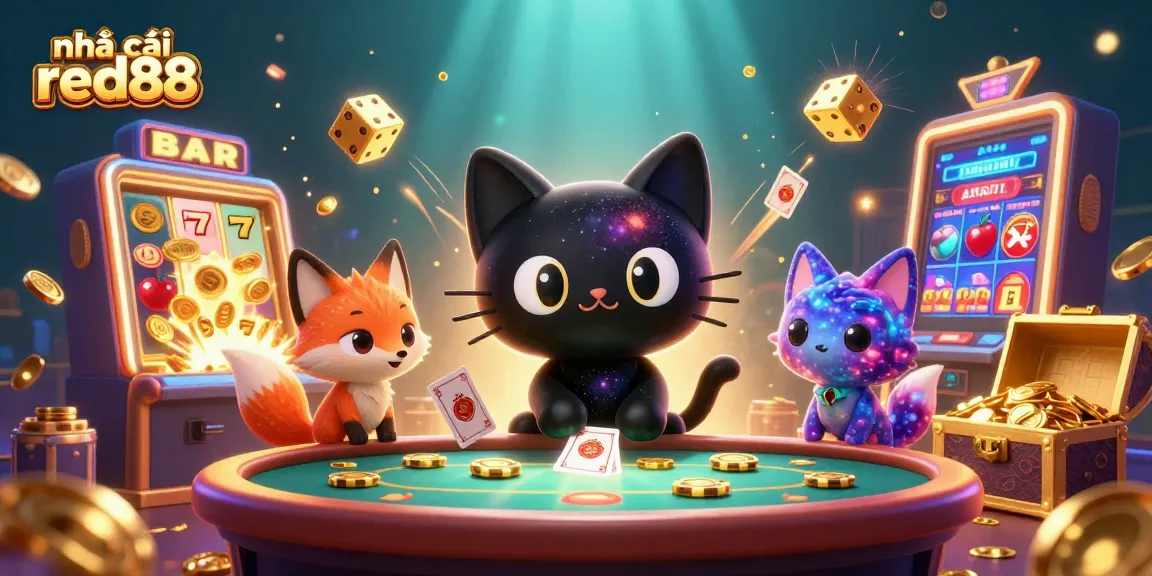 Win big at nhà cái red88 with our cosmic casino experience featuring vibrant characters and exciting game elements.